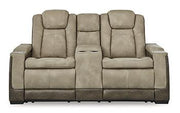 Next-Gen DuraPella Power Reclining Loveseat with Console Ashley Furniture Loveseat  Fresh Start Furniture