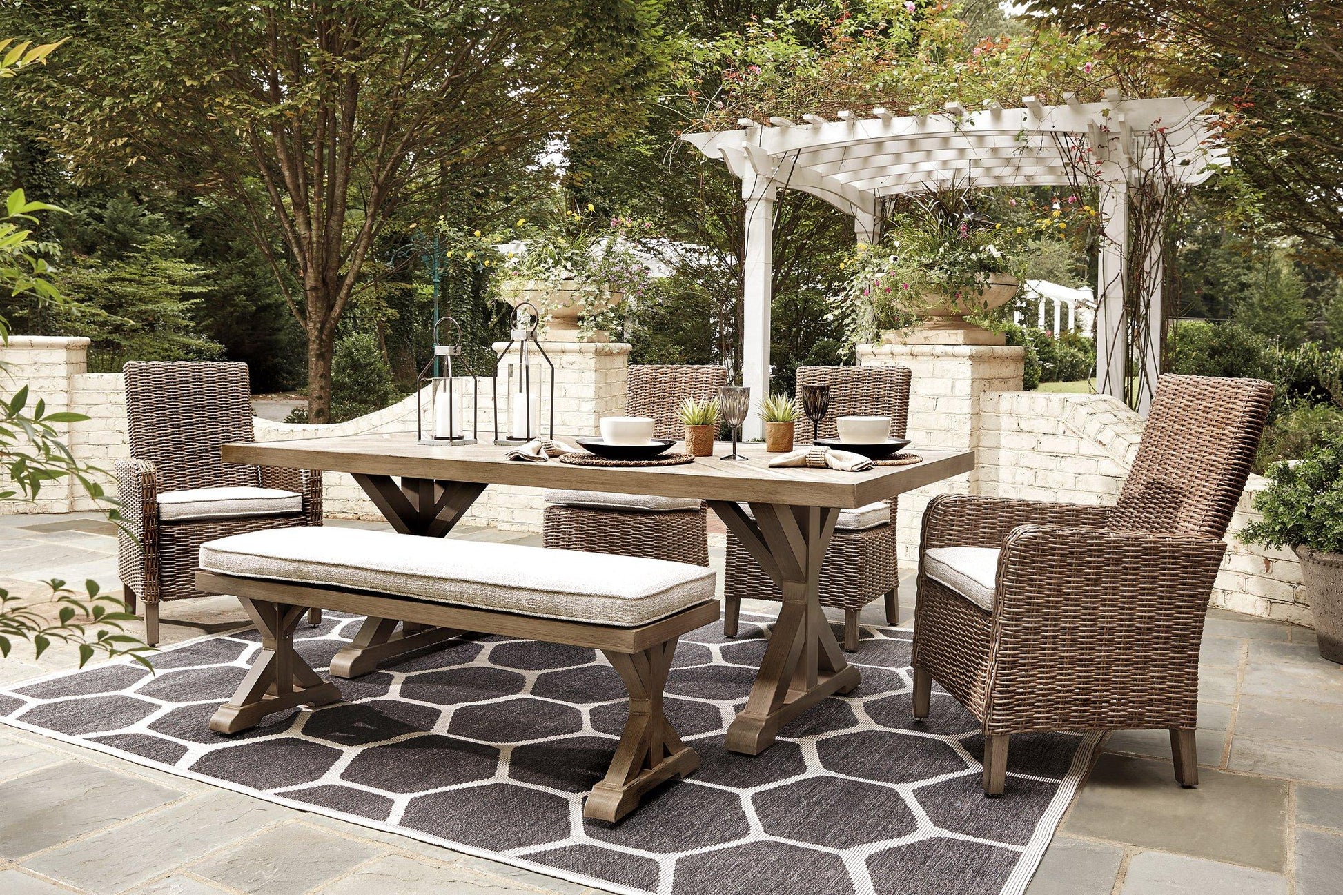 Beachcroft Outdoor Dining Set -  Ashley Furniture Outdoor Dining Set