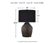Naareman Lamp Set Ashley Furniture Table Lamp Set  Fresh Start Furniture