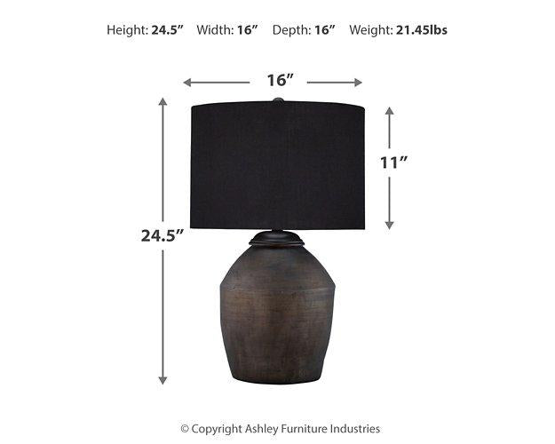 Naareman Lamp Set Ashley Furniture Table Lamp Set  Fresh Start Furniture