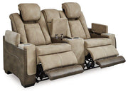 Next-Gen DuraPella Power Reclining Loveseat with Console Ashley Furniture Loveseat  Fresh Start Furniture