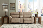 Next-Gen DuraPella Power Reclining Sectional Loveseat with Console Ashley Furniture Sectional  Fresh Start Furniture