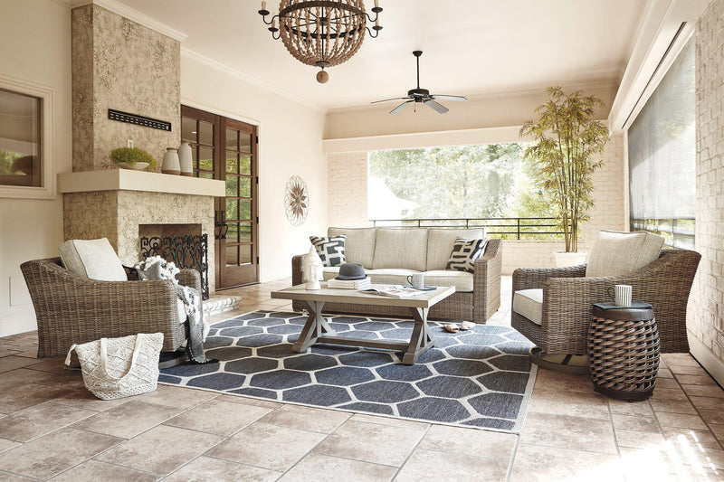Beachcroft Outdoor Conversation Set -  Ashley Furniture Outdoor Seating Set