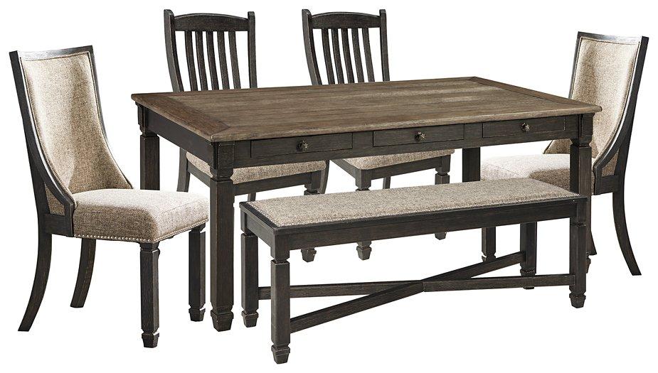 Tyler Creek Dining Set Ashley Furniture Dining Room Set Dining Table/Bench/2-Dining Chair / Option 1 Fresh Start Furniture