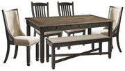 Tyler Creek Dining Set Ashley Furniture Dining Room Set Dining Table/Bench/2-Dining Chair / Option 1 Fresh Start Furniture