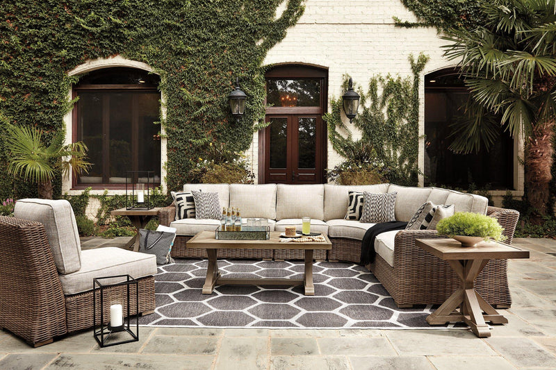 Beachcroft Outdoor Seating Set -  Ashley Furniture Outdoor Seating Set
