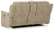 Next-Gen DuraPella Power Reclining Loveseat with Console Ashley Furniture Loveseat  Fresh Start Furniture