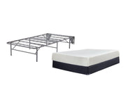 10 Inch Chime Memory Foam Mattress Set Ashley Furniture