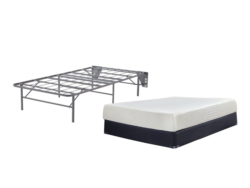 10 Inch Chime Memory Foam Mattress Set Ashley Furniture
