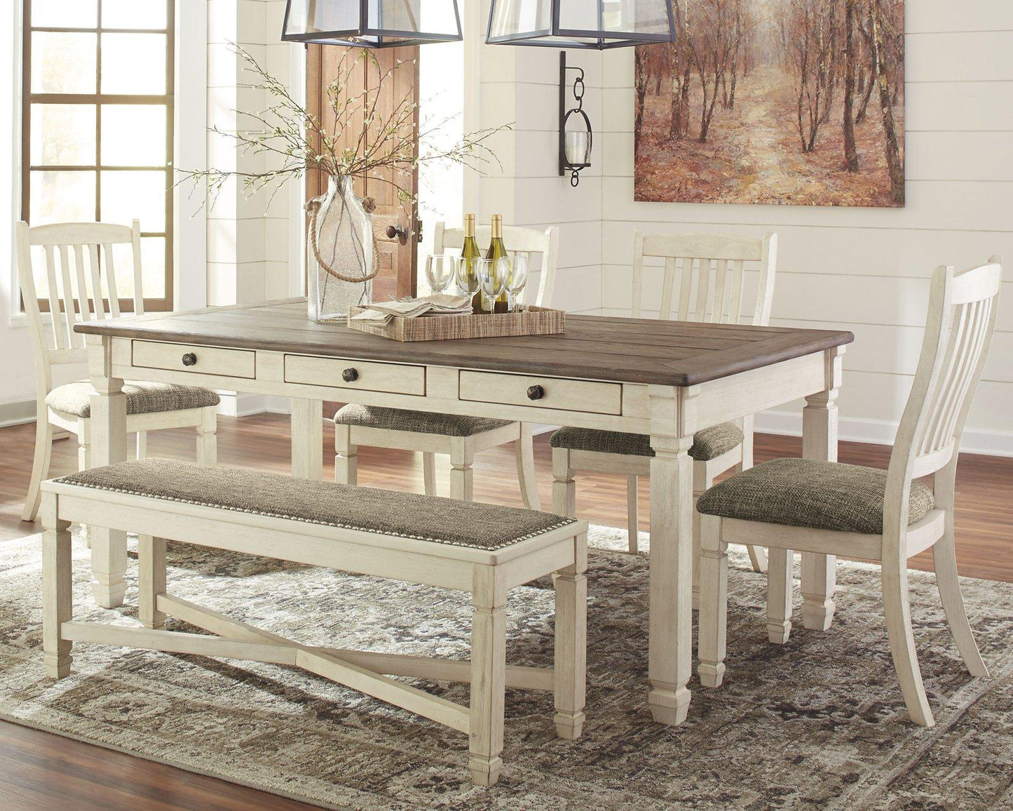 Bolanburg Dining Set -  Ashley Furniture Dining Room Set