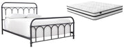 Nashburg Queen Bedroom Set Ashley Furniture Mattress Set 4-Piece: Bed (Headboard, Footboard, Rails)/10-Inch Fresh Start Furniture