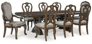Maylee Dining Room Set Ashley Furniture Dining Room Set 9-Piece: Dining Table/2-Dining Arm Chair/6-Dining  Fresh Start Furniture
