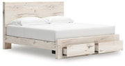 Lawroy Panel Storage Bed -  Ashley Furniture Bed  Fresh Start Furniture