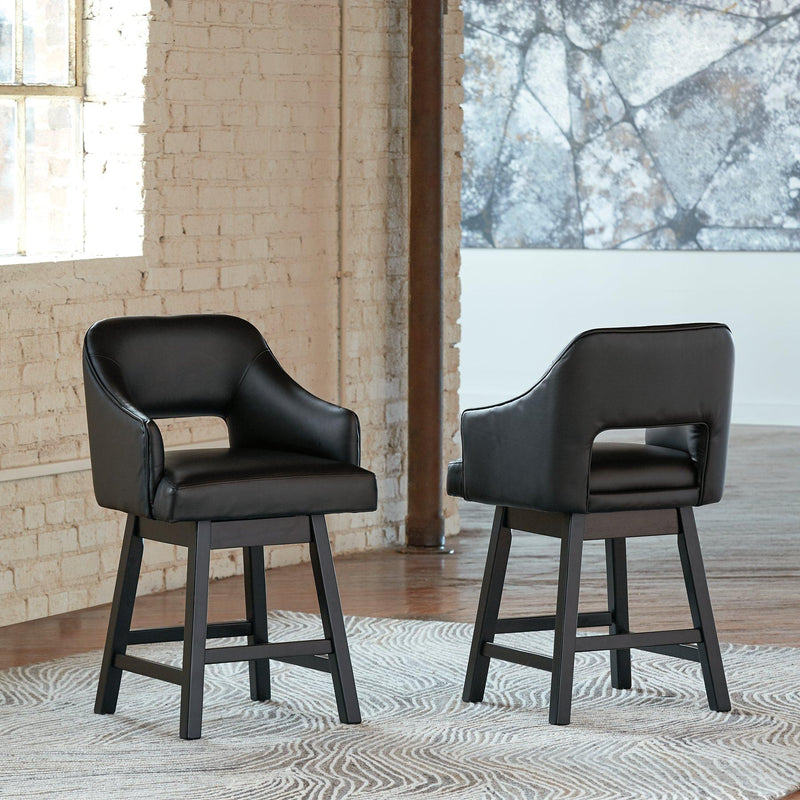 Tallenger Bar Stool Set -  Ashley Furniture Barstool Set  Fresh Start Furniture