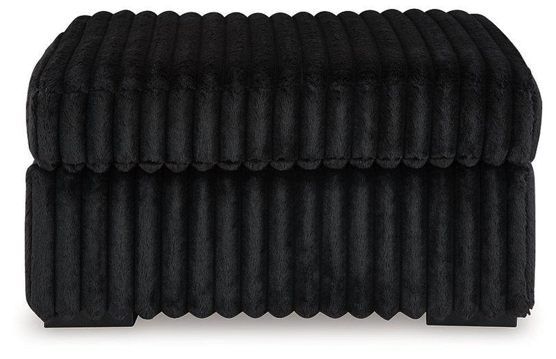 Midnight-Madness Oversized Accent Ottoman Ashley Furniture Ottoman Onyx Fresh Start Furniture