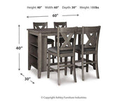 Caitbrook Counter Height Dining Set -  Ashley Furniture Barstool Set  Fresh Start Furniture