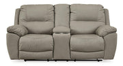 Next-Gen Gaucho Reclining Loveseat with Console Ashley Furniture Loveseat Putty Fresh Start Furniture
