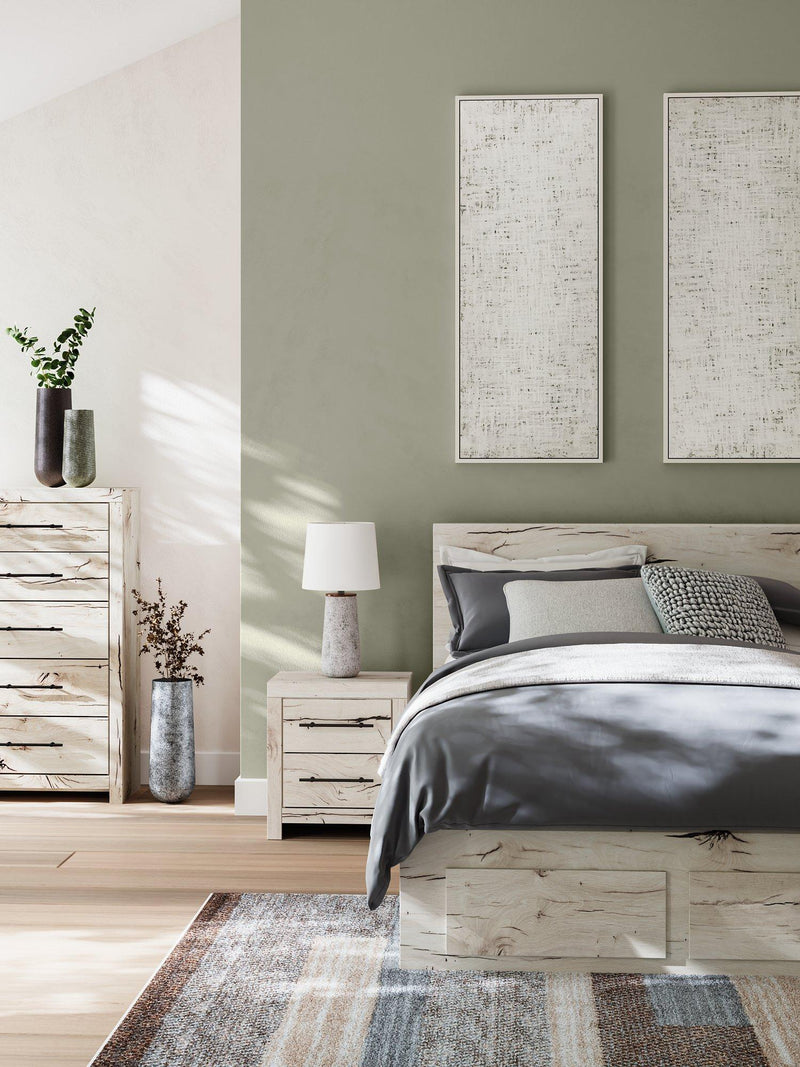 Lawroy Panel Storage Bed -  Ashley Furniture Bed  Fresh Start Furniture