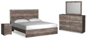 Ralinksi Bedroom Set Ashley Furniture Bedroom Set 6-Piece: Dresser & Mirror/Bed (Headboard, Footboar Fresh Start Furniture