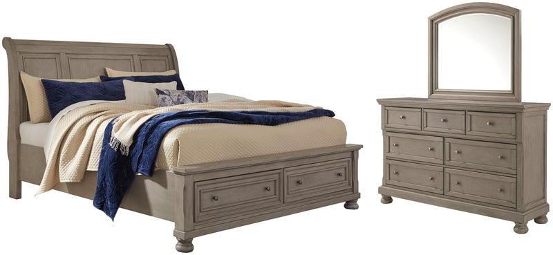 Lettner Bedroom Set Ashley Furniture Bedroom Set Sleigh Bed / 5-Piece: Dresser & Mirror/Bed (Headbo Fresh Start Furniture