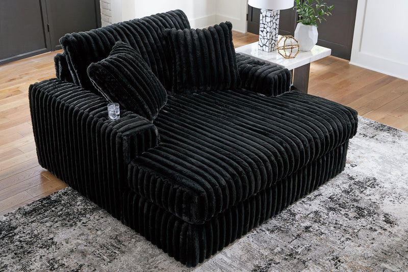 Midnight-Madness Oversized Chaise Ashley Furniture Chair  Fresh Start Furniture