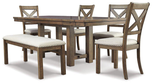 Moriville Dining Room Set Ashley Furniture Dining Room Set Dining Table/Bench/4-Dining Chair Fresh Start Furniture