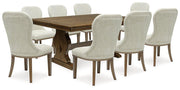 Sturlayne Dining Room Set Ashley Furniture Dining Room Set 9-Piece: Dining Table/8-Upholstered Dining Chair Fresh Start Furniture