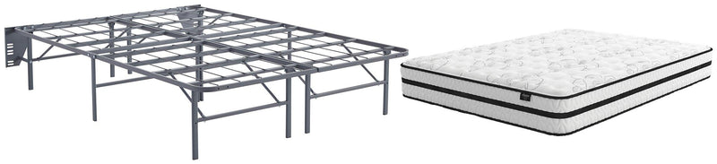 Chime 10 Inch Hybrid Mattress Package -  Ashley Furniture Mattress Set  Fresh Start Furniture