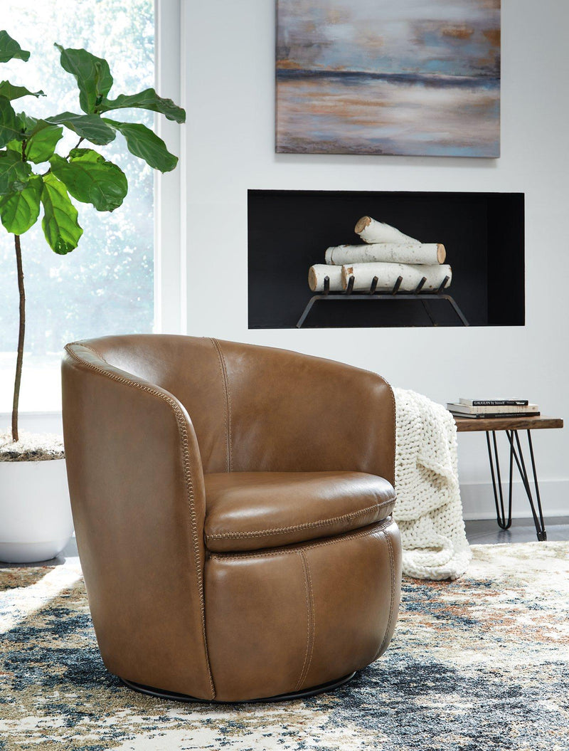 Kierreys Swivel Accent Chair Ashley Furniture Accent Chair  Fresh Start Furniture