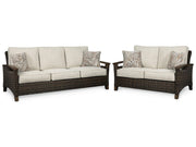 Paradise Trail Outdoor Seating Set Ashley Furniture Outdoor Seating Set 2-Piece: Outdoor Sofa/Outdoor Loveseat Fresh Start Furniture
