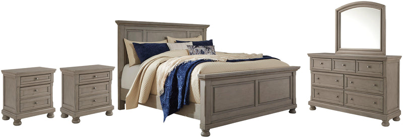 Lettner Bedroom Set Ashley Furniture Bedroom Set Panel Bed / 7-Piece: Dresser & Mirror/Bed (Headboa Fresh Start Furniture