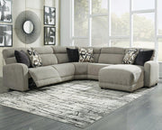 Colleyville Power Reclining Sectional with Chaise -  Ashley Furniture Sectional  Fresh Start Furniture