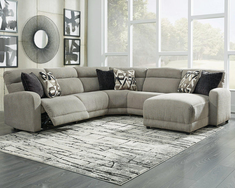 Colleyville Power Reclining Sectional with Chaise -  Ashley Furniture Sectional  Fresh Start Furniture