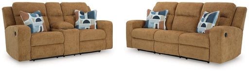 Kanlow Living Room Set Ashley Furniture Living Room Set 2-Piece: Sofa/Loveseat / Honey Fresh Start Furniture