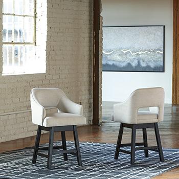 Tallenger Bar Stool Set -  Ashley Furniture Barstool Set  Fresh Start Furniture