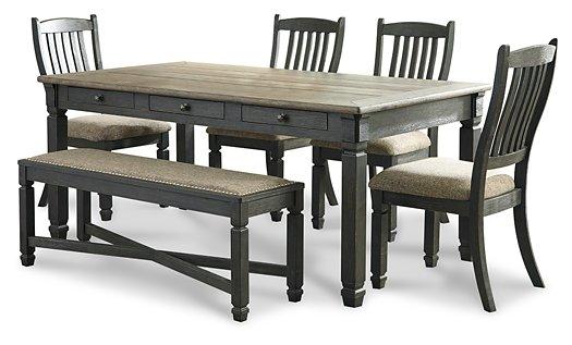 Tyler Creek Dining Set Ashley Furniture Dining Room Set Dining Table/Bench/4-Dining Chair / Option 1 Fresh Start Furniture