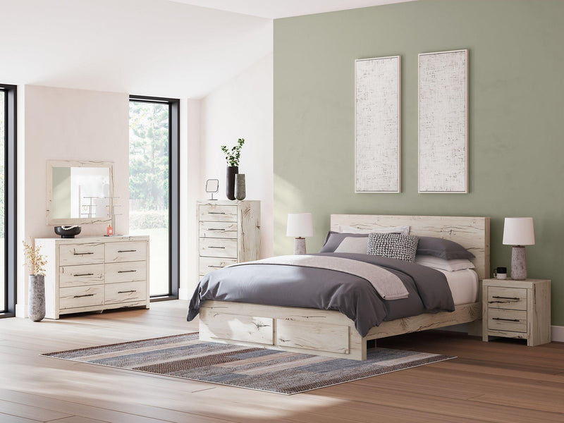 Lawroy Panel Storage Bed -  Ashley Furniture Bed  Fresh Start Furniture