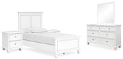 Fortman Bedroom Set Ashley Furniture Bedroom Set 7-Piece: Dresser & Mirror/Bed (Headboard, Footboar Fresh Start Furniture