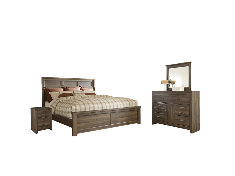 Juararo Bedroom Set Ashley Furniture Bedroom Set Panel Bed / 7-Piece: Dresser & Mirror/Bed (Headboa Fresh Start Furniture