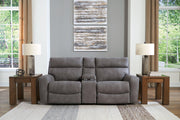 Next-Gen DuraPella Power Reclining Sectional Loveseat with Console Ashley Furniture Sectional  Fresh Start Furniture
