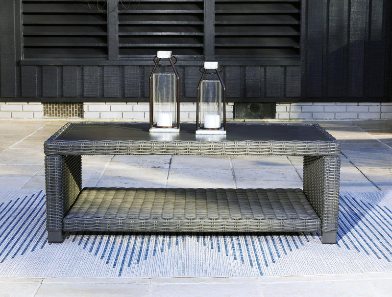 Elite Park Outdoor Occasional Table Set -  Ashley Furniture Outdoor Table Set  Fresh Start Furniture