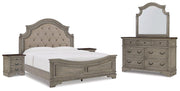 Lodenbay Bedroom Set Ashley Furniture Bedroom Set 7-Piece: Dresser & Mirror/Bed (Headboard, Footboar Fresh Start Furniture