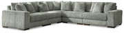 Lindyn Sectional Ashley Furniture Sectional Fog / 5-Piece: Left-Arm Facing Corner Chair/Wedge/ Fresh Start Furniture