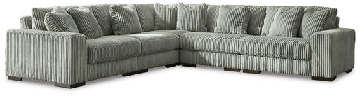 Lindyn Sectional Ashley Furniture Sectional Fog / 5-Piece: Left-Arm Facing Corner Chair/Wedge/ Fresh Start Furniture