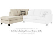 Abinger 2-Piece Sectional with Chaise Ashley Furniture