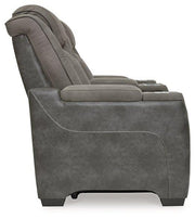 Next-Gen DuraPella Power Reclining Loveseat with Console Ashley Furniture Loveseat  Fresh Start Furniture