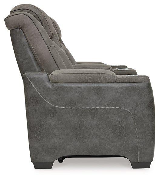 Next-Gen DuraPella Power Reclining Loveseat with Console Ashley Furniture Loveseat  Fresh Start Furniture