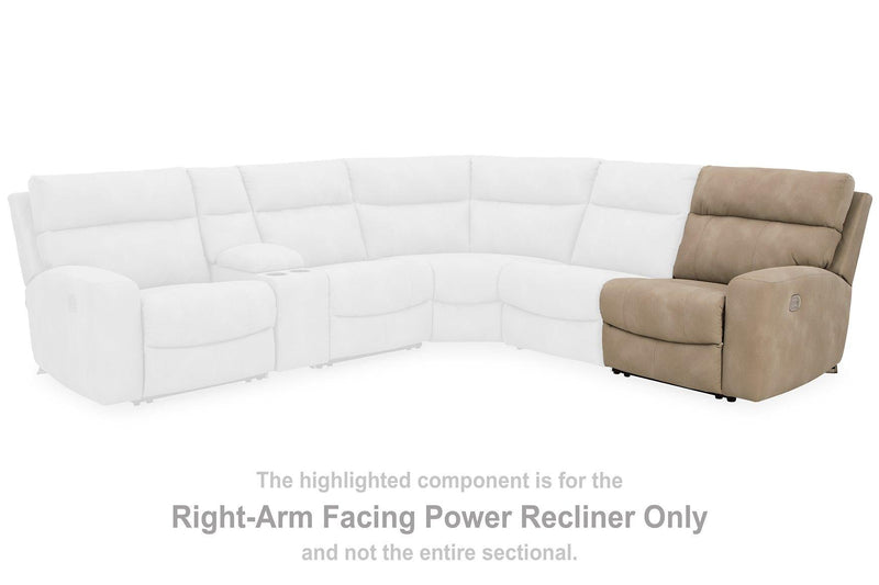 Next-Gen DuraPella Power Reclining Sectional Loveseat with Console Ashley Furniture Sectional  Fresh Start Furniture