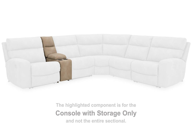 Next-Gen DuraPella Power Reclining Sectional Loveseat with Console Ashley Furniture Sectional  Fresh Start Furniture