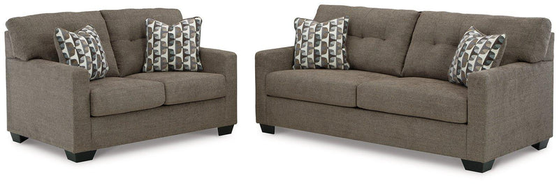 Mahoney Living Room Set Ashley Furniture Living Room Set Sofa/Loveseat / Chocolate / Option 1 Fresh Start Furniture
